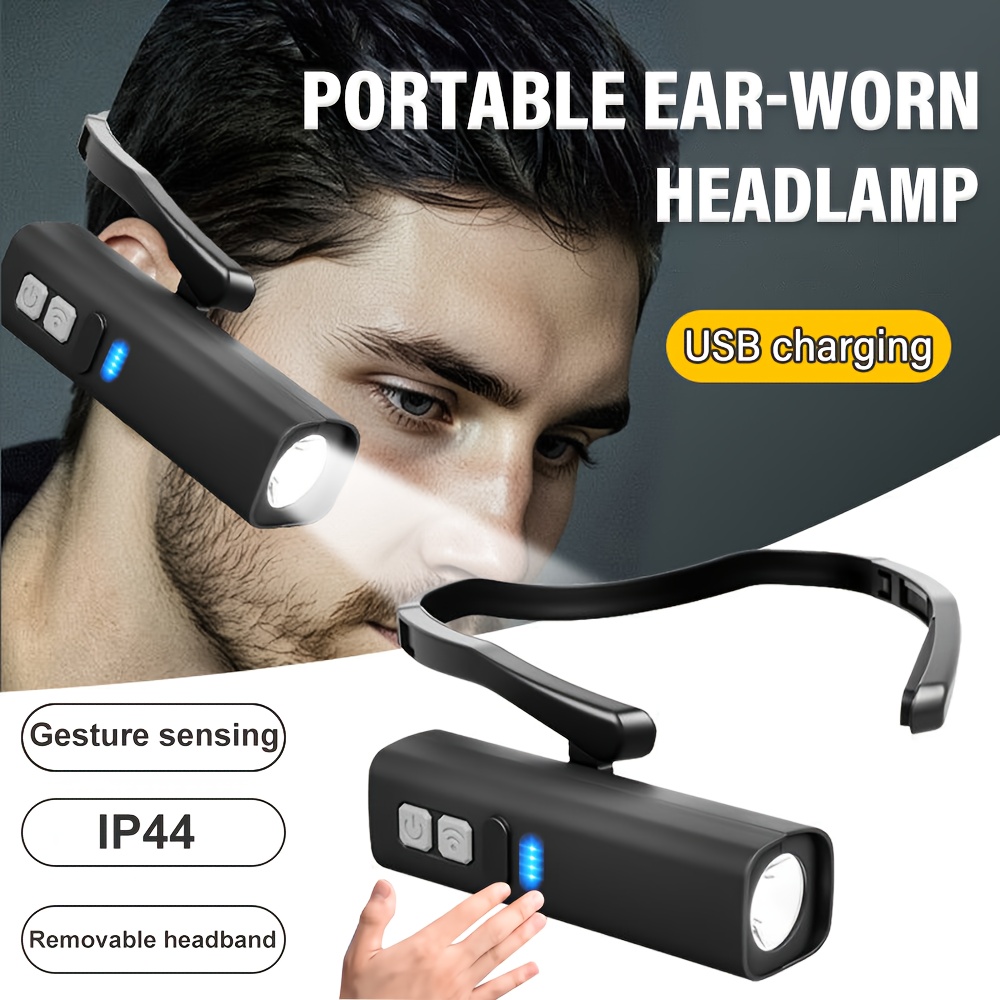 Outdoor Sport Activity - Lampada frontale con clip per orecchio