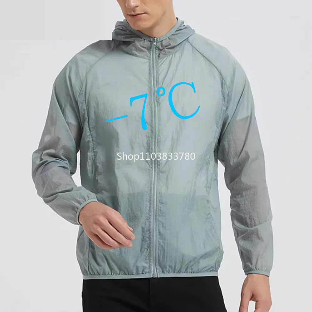 Outdoor Sport Windbreaker - Giacca con Cappuccio da Uomo per