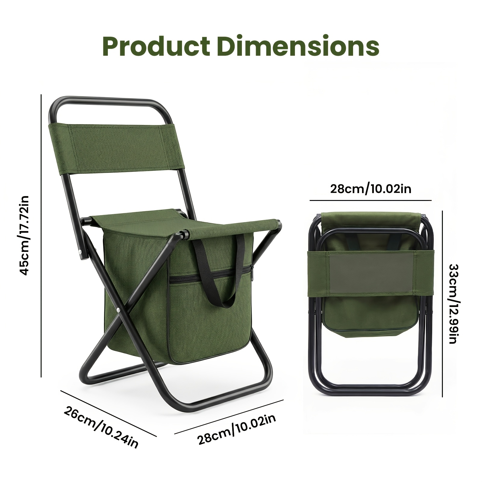 Sedia da campeggio 2 in 1 con  - Outdoor Sport Chairs recensione e prezzo